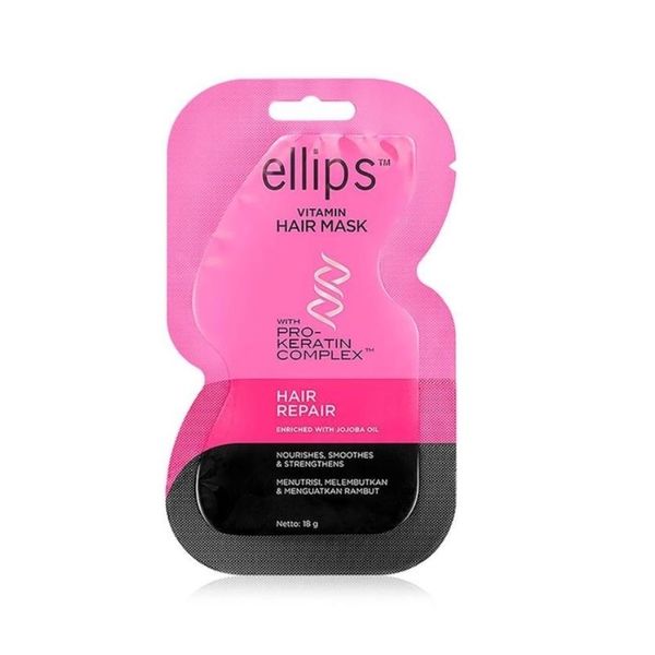 Маска для волосся Ellips Vitamin Hair Mask Repair with Pro-Keratin Complex Відновлення, з олією жожоба 18 мл E9952 фото