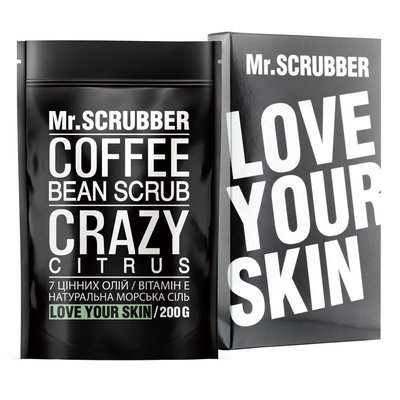 Кофейный скраб для тела Mr.Scrubber Crazy Citrus 200 г M0003 фото