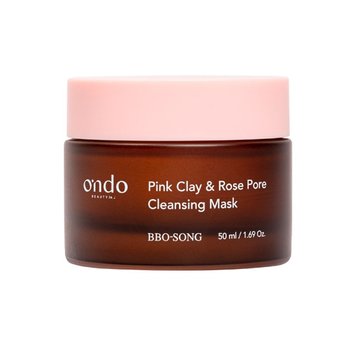 Очищувальна маска з рожевою глиною та трояндою Ondo Beauty 36.5 Pink Clay & Rose Pore Cleansing Mask 50 мл OB0084 фото