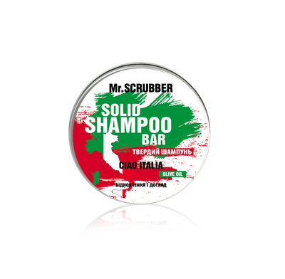 Твердий шампунь Mr.Scrubber Ciao Italia Для всіх типів волосся 70 г M0117 фото