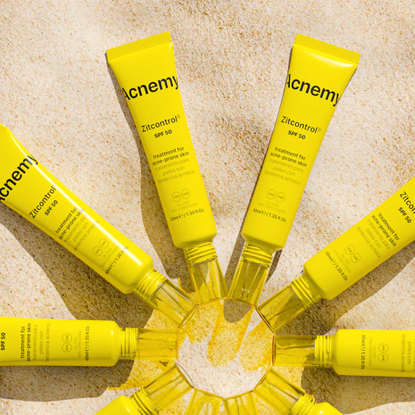 Сонцезахисний крем для проблемної шкіри Acnemy ZITCONTROL 2-in-1 SPF 50 Sunscreen + Acne Treatment 40 мл AC43326 фото