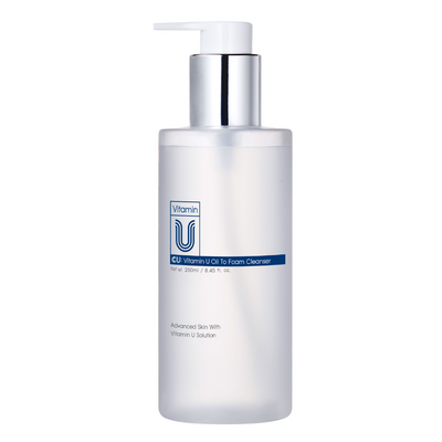 Гидрофильное средство для очищения чувствительной кожи с витамином U CUSKIN Vitamin U Oil To Foam Cleanser 250 мл CUS0227 фото