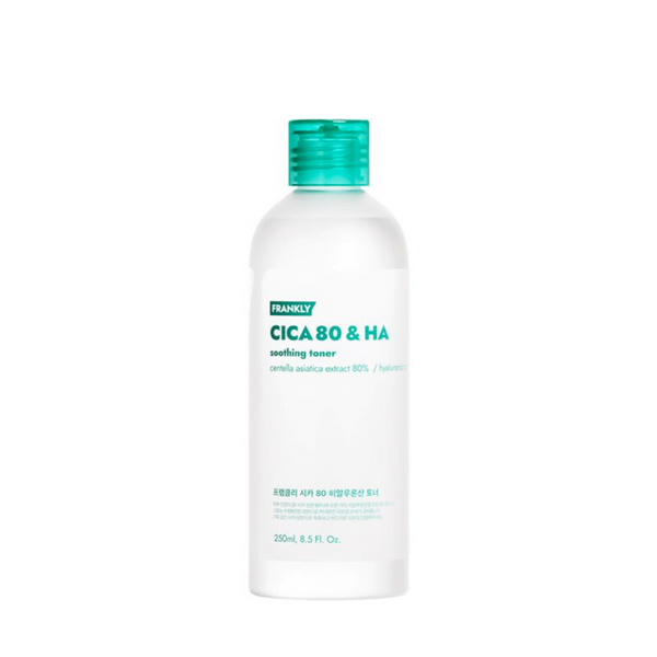 Тонер заспокійливий з комплексом центелли Frankly Cica 80 & HA Soothing Toner 260 мл FR5043 фото