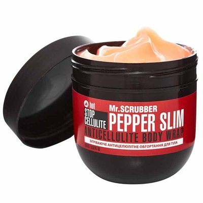 Зігрівальне антицелюлітне обгортання для тіла Stop Cellulite Pepper Slim Mr.Scrubber M0439 фото
