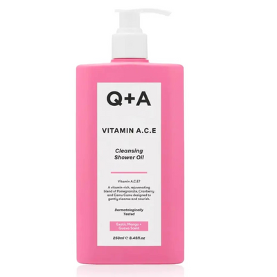 Вітамінізована олія для душу Q+A Vitamin A.C.E Cleansing Shower Oil 250 мл QA6296 фото