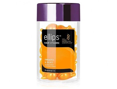 Вітамінні капсули для волосся Ellips «Бездоганний шовк» Smooth & Silky With Pro-Keratin Complex 50 шт E0015 фото