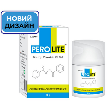 Гель от акне с бензоил пероксидом Perolite Gel 5% Benzoyl Peroxide 30 г PLBP5 фото