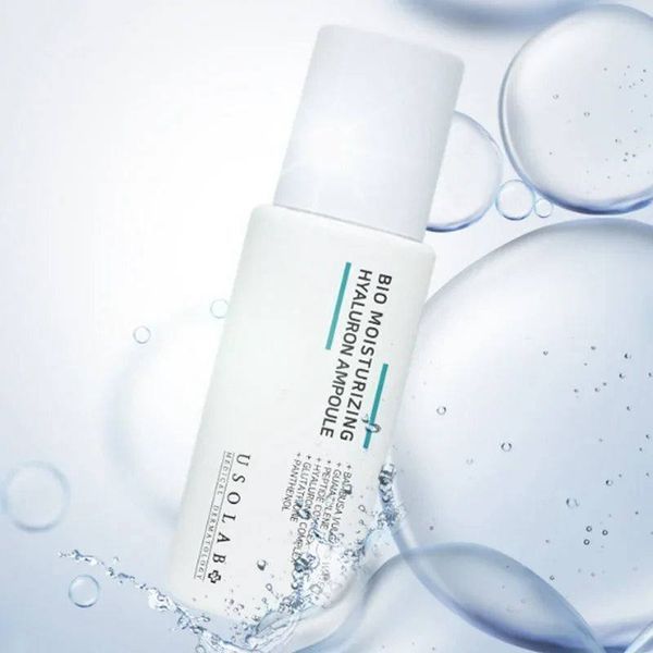 Usolab Bio Moisturizing Hyaluron Ampoule Cироватка з гіалуроновою кислотою та пептидами 50мл UL068 фото