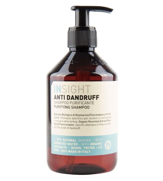 Шампунь очищающий против перхоти Insight Anti Dandruff Shampoo Purifying 400 мл IN3741 фото