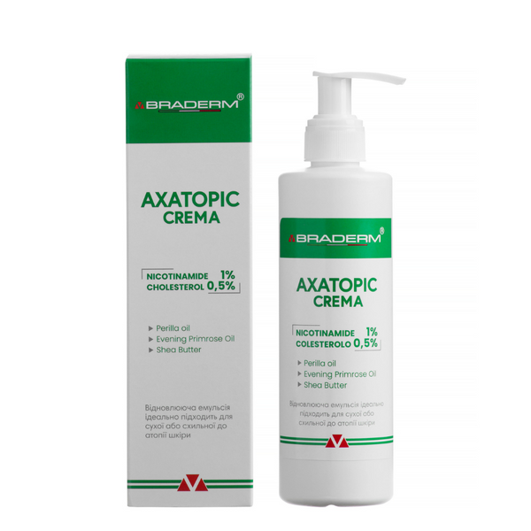 Заспокійливий крем для атопічної шкіри Braderm Axatopic Cream 250 мл BDAXATOPICCREAM фото