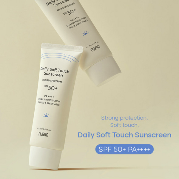 Сонцезахисний крем із керамідами Purito Daily Soft Touch Sunscreen SPF50+/PA++++ 60 мл P03041 фото