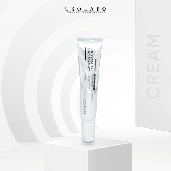 USOLAB Bio Sensitive Sun Block Matte Омолаживающий, успокаивающий и мотивирующий солнцезащитный крем SPF 50+/PA++++ 50мл UL026 фото