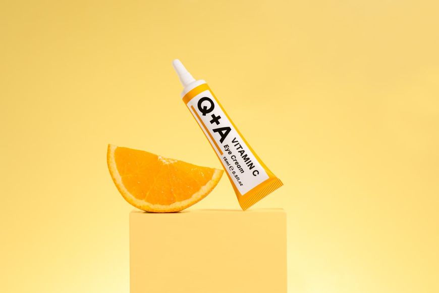Крем для шкіри навколо очей з вітаміном C Q+A Vitamin C Eye Cream 15 мл QA4698 фото