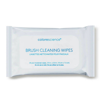 Серветки для очищення пензлів для макіяжу Colorescience Brush Cleaning Wipes 20 шт CSBRUSHWIPES фото