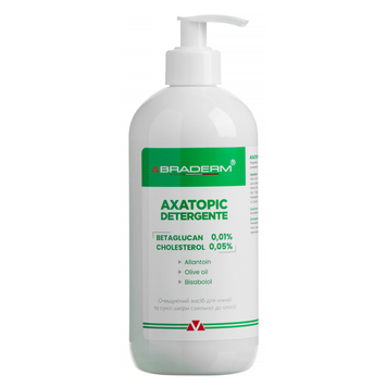Гель для очищення атопічної шкіри Braderm Axatopic Detergent 500 мл BDAXAGEL фото