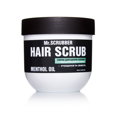 Скраб для шкіри голови і волосся Hair Scrub Menthol Oil Mr.Scrubber 250 г M0320 фото