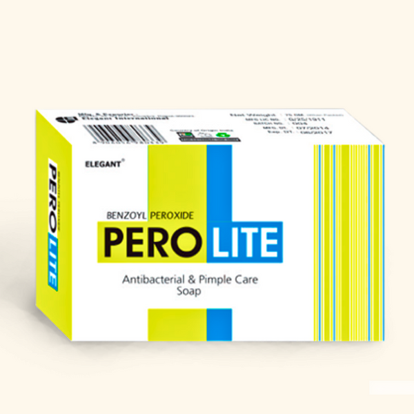 Мыло от акне перолайт Perolite Benzoyl Peroxide Antibacterial & Pimple Care Soap 75 г PLBPSOAP фото