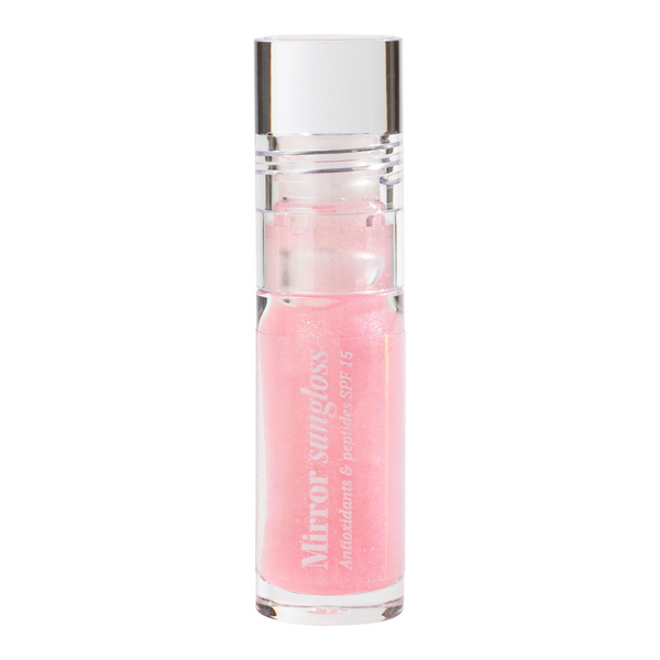 Сонцезахисний блиск для губ HUGS Mirror Sungloss Antioxidants & Peptides SPF 15+ PA++ 5.5 мл HUGSMIRROR фото