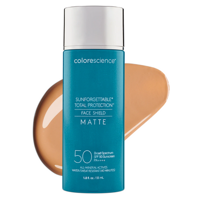 Сонцезахисний крем для обличчя з матуючим ефектом Colorescience Sunforgettable Total Protection Face Shield Matte SPF 50 / PA++++ 55 мл CSMATTE фото