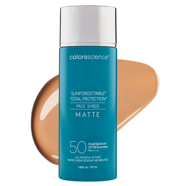 Солнцезащитный крем для лица с матирующим эффектом Colorescience Sunforgettable Total Protection Face Shield Matte SPF 50 / PA++++ 55 мл CSMATTE фото