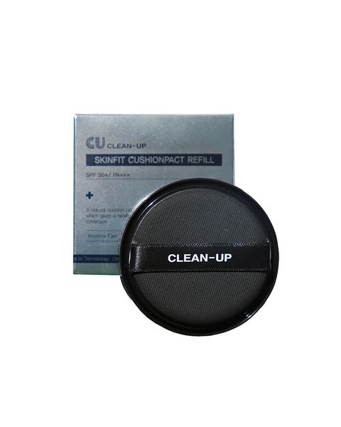 Сменный блок к инновационному кушону CUSKIN Clean-Up Skinfit Cushionpact No.23 SPF 50+ PA+++ REFILL CUS0248 фото