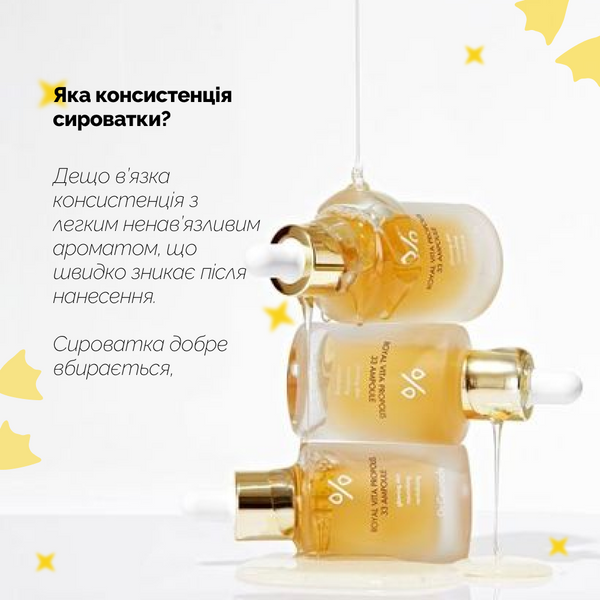 Ампульна сироватка з екстрактом прополісу Dr.Ceuracle Royal Vita Propolis 33 Ampoule 30 мл DRC3801 фото