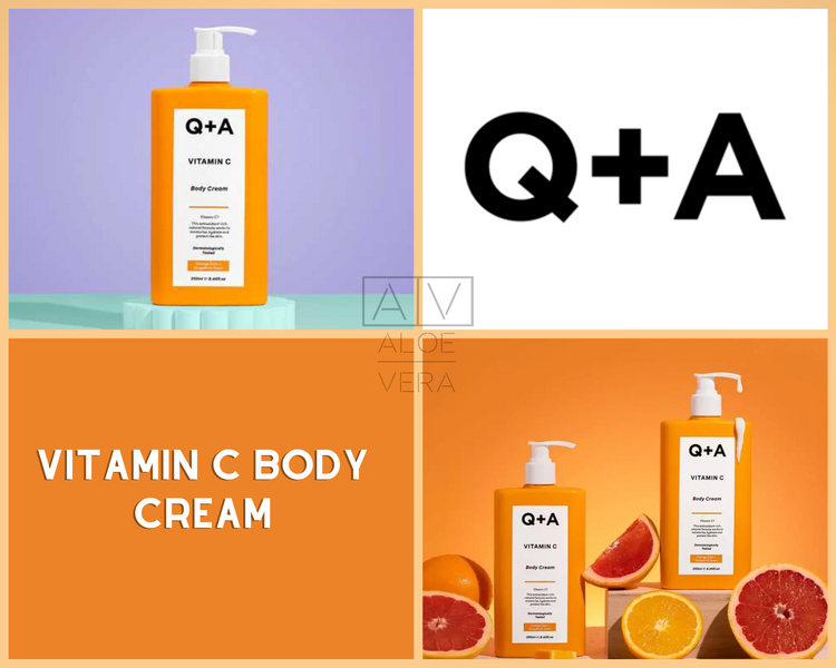 Крем для тела с витамином С с ароматом апельсина и грейпфрута Q+A Vitamin C Body Cream 250 мл QA6388 фото