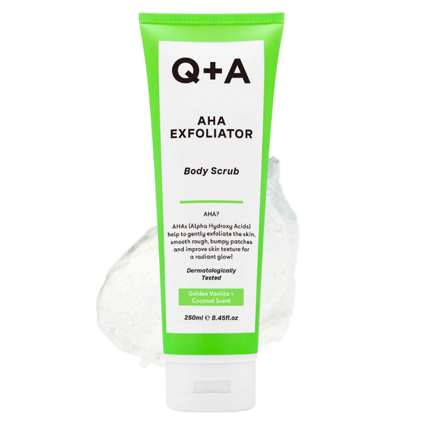 Скраб для тіла з AHA-кислотами Q+A AHA Exfoliator Body Scrub 250 мл QA6265 фото