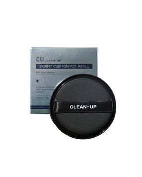Сменный блок к инновационному кушону CUSKIN Clean-Up Skinfit Cushionpact No.21 SPF 50+ PA+++ REFILL CUS0247 фото