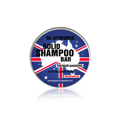 Твердий шампунь Mr.Scrubber Australian Trip Для всіх типів волосся 70 г M0114 фото