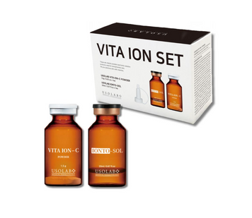 Usolab Vita Ion-C Set Освітлюючий набір з вітаміном С та пептидами 20 мл + 1,5 г UL014 фото
